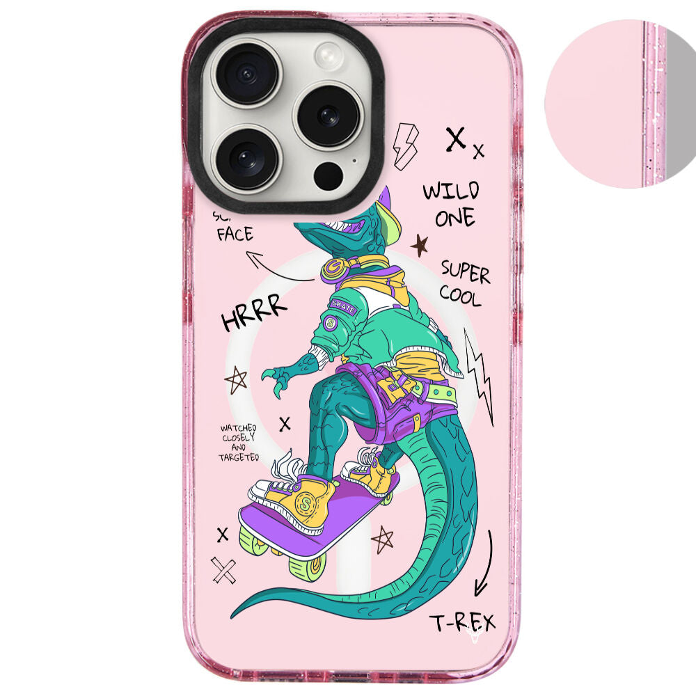MagsafeliArtycaseSimliPembe