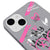 iPhone 15 My Heart Broken Telefon Kılıfı - Renkli Silikon - Gri