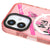 iPhone 17 My Heart Broken Telefon Kılıfı - Magsafeli Artycase - Simli Pembe