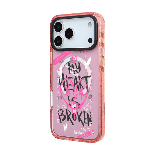 MagsafeliArtycaseSimliPembe