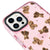 iPhone 14 Pro Ayıcıklar Telefon Kılıfı - Artycase - Simli Pembe