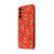 Samsung A15 Ayıcıklar Telefon Kılıfı - Renkli Silikon - Kırmızı