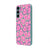 Samsung S23 Pinky Hearts Telefon Kılıfı - Renkli Silikon - Haki