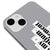 iPhone 13 Mini Kiss My Quantum Telefon Kılıfı - Renkli Silikon - Gri