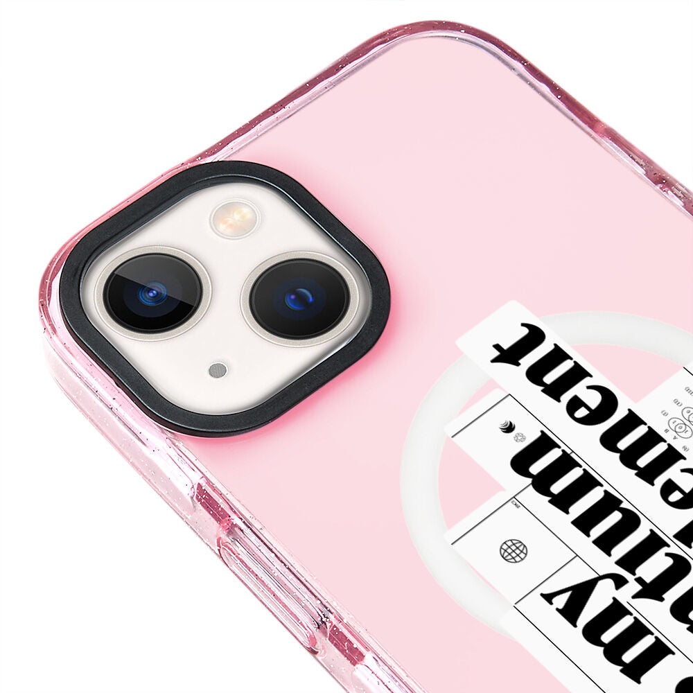 MagsafeliArtycaseSimliPembe