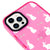 iPhone 14 Pro Max Cute Rabbits Telefon Kılıfı - Artycase - Fuşya