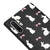 Samsung Note 10 Plus Cute Rabbits Telefon Kılıfı - Renkli Silikon - Siyah