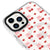 iPhone 13 Pro Cute Cherry Telefon Kılıfı - Magsafeli Artycase - Beyaz