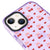 iPhone 15 Cute Cherry Telefon Kılıfı - Artycase - Simli Mor