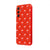 Samsung A34 Cute Cherry Telefon Kılıfı - Renkli Silikon - Kırmızı