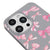iPhone 15 Pro Pinky Ribbons Telefon Kılıfı - Renkli Silikon - Gri