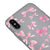 iPhone XS Pinky Ribbons Telefon Kılıfı - Renkli Silikon - Gri