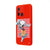 Xiaomi Redmi 12C Pancake Telefon Kılıfı - Renkli Silikon - Kırmızı