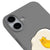 iPhone 17 Egg Cat Telefon Kılıfı - Renkli Silikon - Gri