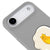 iPhone Air Egg Cat Telefon Kılıfı - Renkli Silikon - Gri