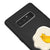 Samsung Note 8 Egg Cat Telefon Kılıfı - Renkli Silikon - Siyah
