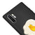 Samsung Note 10 Plus Egg Cat Telefon Kılıfı - Renkli Silikon - Siyah