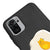 XİAOMİ REDMİ NOTE 10 Egg Cat Telefon Kılıfı - Renkli Silikon - Siyah