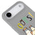 iPhone Air Oops Cat Telefon Kılıfı - Renkli Silikon - Gri