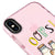 iPhone X Oops Cat Telefon Kılıfı - Artycase - Simli Pembe