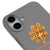 iPhone 17 Hashtag Waffle Telefon Kılıfı - Renkli Silikon - Gri