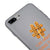 iPhone 7 Plus Hashtag Waffle Telefon Kılıfı - Renkli Silikon - Gri
