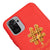 XİAOMİ REDMİ NOTE 10 Hashtag Waffle Telefon Kılıfı - Renkli Silikon - Kırmızı
