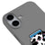 iPhone 17 Milk Box Telefon Kılıfı - Renkli Silikon - Gri