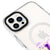 iPhone 13 Pro Purple Bear Telefon Kılıfı - Magsafeli Artycase - Beyaz