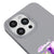 iPhone 13 Pro Purple Bear Telefon Kılıfı - Renkli Silikon - Gri