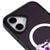 iPhone 16 Purple Bear Telefon Kılıfı - Magsafeli Artycase - Cool Black
