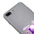 iPhone 7 Plus Purple Bear Telefon Kılıfı - Renkli Silikon - Gri