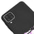 Samsung A12 Purple Bear Telefon Kılıfı - Renkli Silikon - Siyah