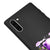 Samsung Note 10 Purple Bear Telefon Kılıfı - Renkli Silikon - Siyah