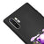 Samsung Note 10 Plus Purple Bear Telefon Kılıfı - Renkli Silikon - Siyah