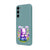 Samsung S23 Purple Bear Telefon Kılıfı - Renkli Silikon - Haki
