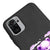 Xiaomi Note 10 Purple Bear Telefon Kılıfı - Renkli Silikon - Siyah