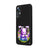 Xiaomi Mi 12 T Pro Purple Bear Telefon Kılıfı - Renkli Silikon - Siyah