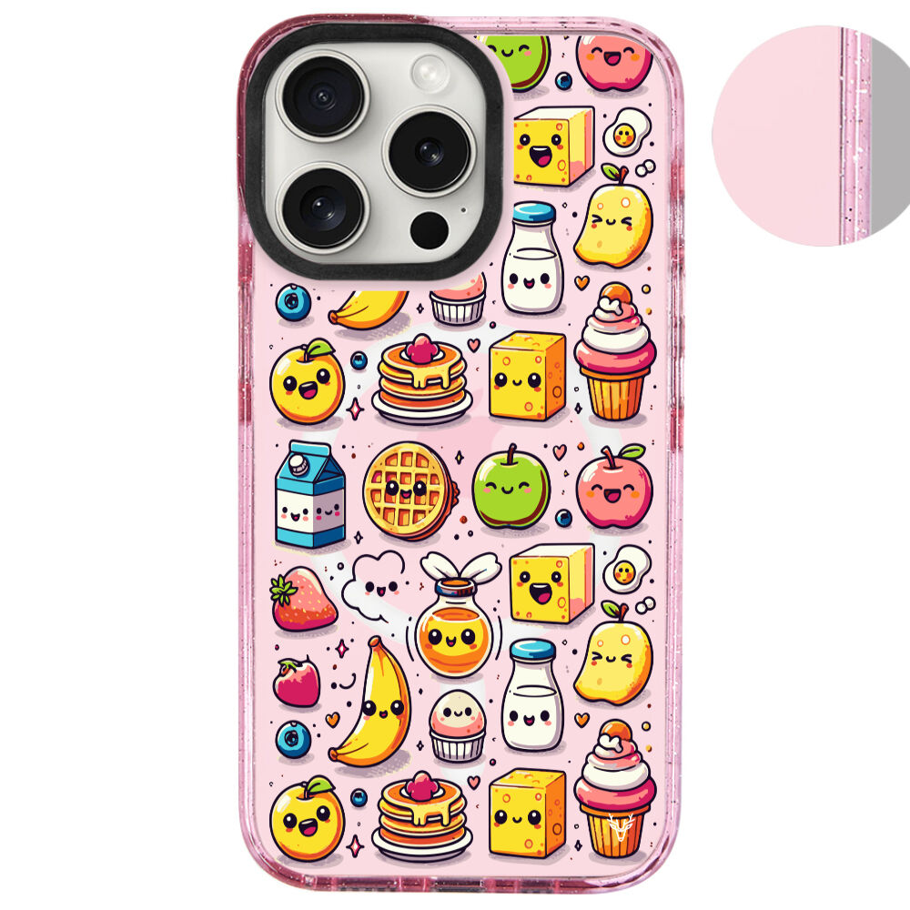 MagsafeliArtycaseSimliPembe