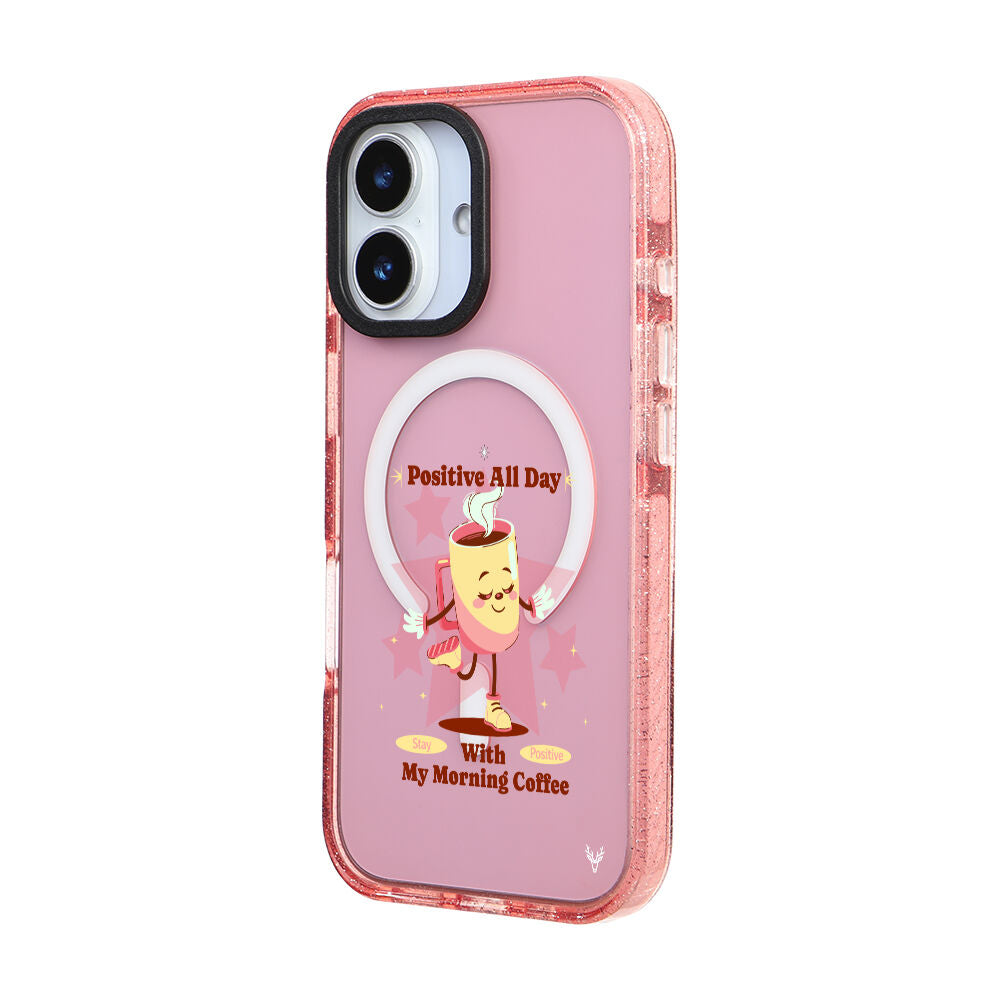 MagsafeliArtycaseSimliPembe