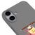 iPhone 17 Morning Coffee Telefon Kılıfı - Renkli Silikon - Gri