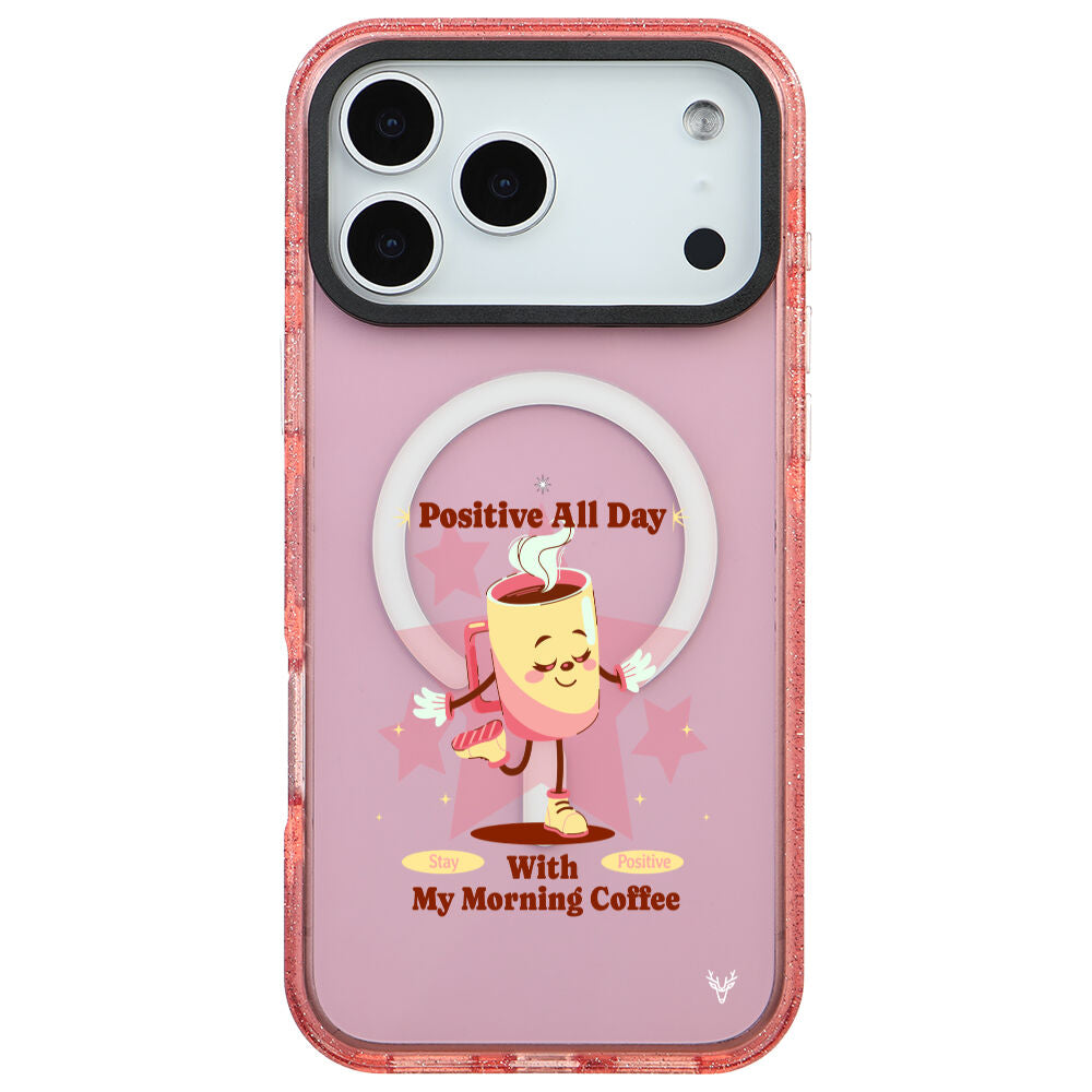 MagsafeliArtycaseSimliPembe