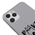 iPhone 11 Pro Poker Cat Face Telefon Kılıfı - Renkli Silikon - Gri