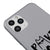 iPhone 11 Pro Max Poker Cat Face Telefon Kılıfı - Renkli Silikon - Gri