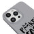 iPhone 13 Pro Max Poker Cat Face Telefon Kılıfı - Renkli Silikon - Gri