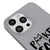 iPhone 15 Pro Max Poker Cat Face Telefon Kılıfı - Renkli Silikon - Gri