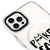 iPhone 16 Pro Poker Cat Face Telefon Kılıfı - Magsafeli Artycase - Beyaz
