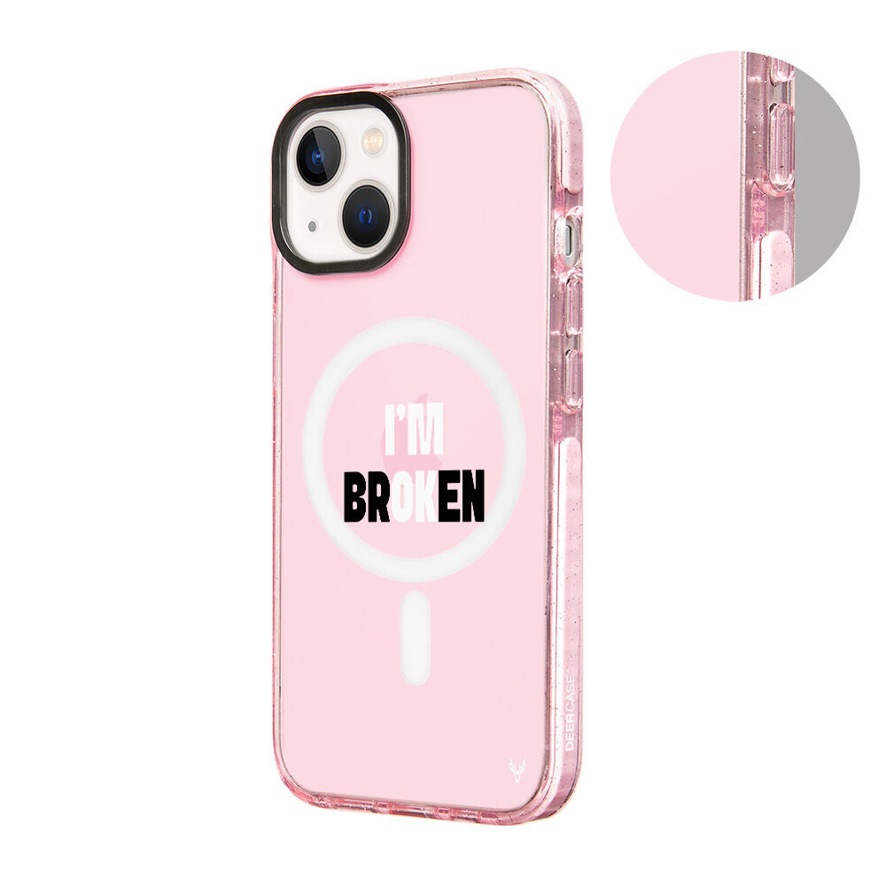 MagsafeliArtycaseSimliPembe