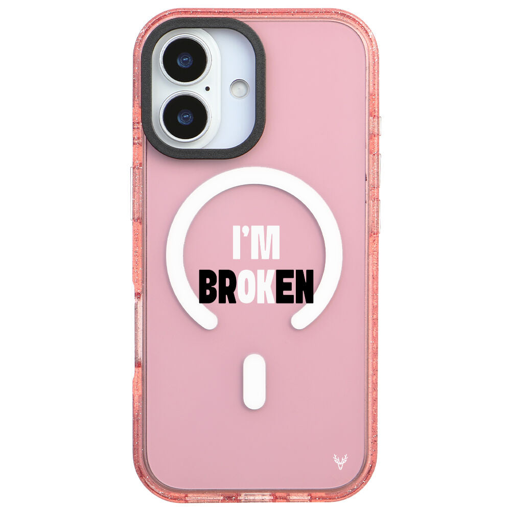 MagsafeliArtycaseSimliPembe