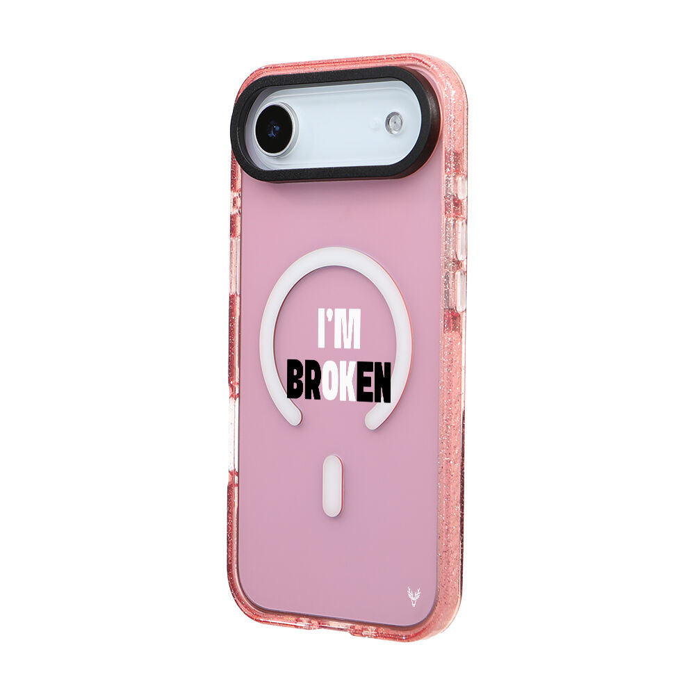 MagsafeliArtycaseSimliPembe